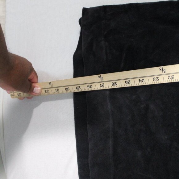 Soft Surroudings Women Green Suede Top Wide Neck Size Medium - Picture 4 of 7